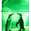 Зажигалка ZIPPO Penguin с покрытием Glow In The Dark Green 46014