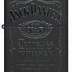 Набор ZIPPO Jack Daniels®: зажигалка с покрытием Black Matte и кожаный чехол в подарочной коробке 48460