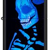Зажигалка ZIPPO Skeleton Design с покрытием Black Light 48761