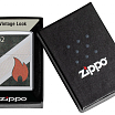 Зажигалка ZIPPO Vintage с покрытием High Polish Chrome 48623