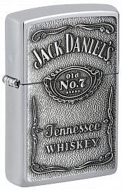 Зажигалка ZIPPO Jack Daniels® с покрытием High Polish Chrome 250JD.427 
