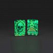 Зажигалка ZIPPO Skull Design с покрытием Glow In The Dark Green 48640