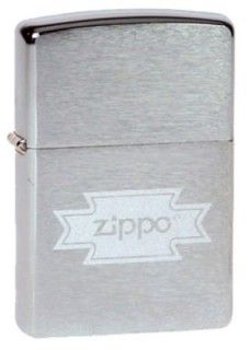 Зажигалка ZIPPO Zippo Brushed Chrome 200 Zippo