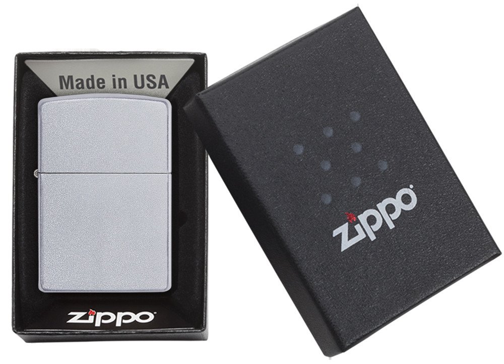 Купить  ZIPPO 205 Satin Chrome | Интернет магазин зажигалок .