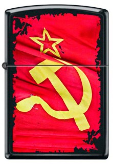 Зажигалка ZIPPO Серп и Молот 218 SOVIET FLAG SICKLE
