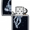 Зажигалка ZIPPO Skateboarding Astronaut с покрытием Flat Grey 48644