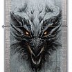 Зажигалка ZIPPO Dragon Design с покрытием Linen Weave 48732