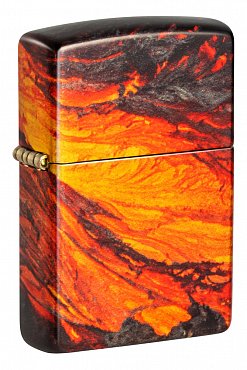 Зажигалка ZIPPO Lava Flow с покрытием 540 Tumbled Brass 48622