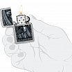 Зажигалка ZIPPO 46151 Grim Beauty с покрытием Street Chrome - Мрачная красота