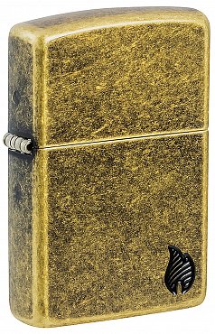Зажигалка ZIPPO 46400 Armor® Flame c покрытием Antique Brass 