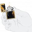 Зажигалка ZIPPO 46695 Grizzly Roar Design с покрытием Street Brass - 