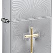 Зажигалка ZIPPO Cross Design с покрытием Satin Chrome 48581