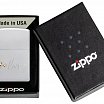 Зажигалка ZIPPO Love Design с покрытием Satin Chrome 48725