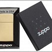 Зажигалка ZIPPO Slim High Polish Brass 1654B