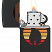 Зажигалка ZIPPO Colorblock с покрытием Black Matte 46168