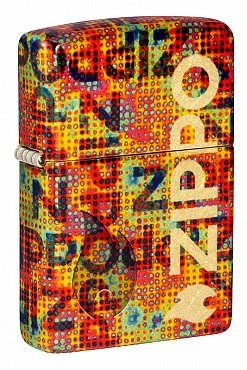 Зажигалка ZIPPO 46386 Pixel Fusion с покрытием 540 Tumbled Brass