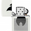 Зажигалка Zippo 46485 Flame Gradient Design с покрытием White Matte