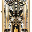 Зажигалка ZIPPO Art Deco Flame с покрытием High Polish Brass 46585