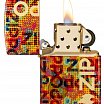 Зажигалка ZIPPO 46386 Pixel Fusion с покрытием 540 Tumbled Brass