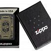 Зажигалка ZIPPO 46483 Lines Design с покрытием Black Matte