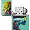 Зажигалка ZIPPO 46233 One with Nature Design с покрытием High Polish Green