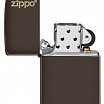Зажигалка ZIPPO Classic с покрытием Brown Matte 49180ZL