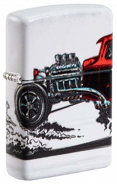 Зажигалка ZIPPO Hot Rod Design с покрытием 540 Matte 48660