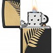 Зажигалка ZIPPO 46473 Zen Flora Design с покрытием Black Matte