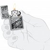 Зажигалка ZIPPO Лучшая цена 2023 с покрытием Brushed Chrome 48784