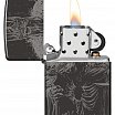 Зажигалка ZIPPO 46139 Skull King с покрытием High Polish Black