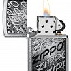 Зажигалка ZIPPO Лучшая цена 2023 с покрытием Brushed Chrome 48784