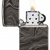 Зажигалка ZIPPO Marble Pattern с покрытием High Polish Black 49812