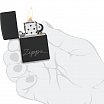 Зажигалка ZIPPO Classic с покрытием Black Matte 48979