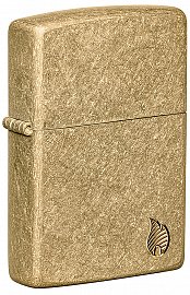 Зажигалка ZIPPO Armor® Flame c покрытием Tumbled Brass 46398 