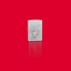 Зажигалка ZIPPO Cross Design с покрытием Satin Chrome 48581