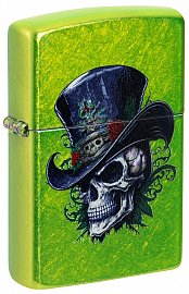 Зажигалка ZIPPO 46709 Steampunk Skeleton с покрытием Lurid™  