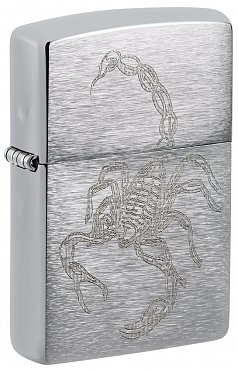 Зажигалка ZIPPO Лучшая цена 2023 с покрытием Brushed Chrome 48788