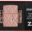 Зажигалка ZIPPO Armor Geometric 49702 с покрытием Rose Gold