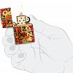 Зажигалка ZIPPO 46386 Pixel Fusion с покрытием 540 Tumbled Brass