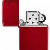 Зажигалка ZIPPO 21063ZL Logo с покрытием Candy Apple Red™
