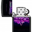 Зажигалка ZIPPO 46247 Sign Design с покрытием Black Matte