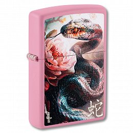 Зажигалка ZIPPO Mazzi® Anaconda с покрытием Pink Matte 46685