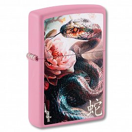 Зажигалка ZIPPO Mazzi® Anaconda с покрытием Pink Matte 46685 