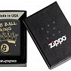 Зажигалка ZIPPO 46291 Billiards Champion Design с покрытием Black Matte