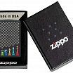 Зажигалка ZIPPO Chess Pieces с покрытием Black Matte 48662