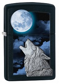 Зажигалка ZIPPO 28879 Howling Wolf - Воющий Волк 