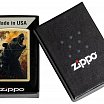 Зажигалка ZIPPO 46695 Grizzly Roar Design с покрытием Street Brass - 