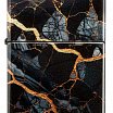 Зажигалка ZIPPO 46255 Fusion Marble Design с покрытием 540 Tumbled Chrome