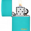 Зажигалка ZIPPO 49454ZL Classic с покрытием Flat Turquoise