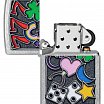 Зажигалка ZIPPO All Luck с покрытием Street Chrome 48682